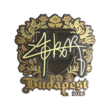 Sticker | z4KR (Gold) | Budapest 2025