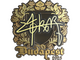 Sticker | z4KR (Gold) | Budapest 2025