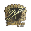 Sticker | ZywOo (Gold) | Budapest 2025