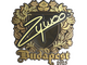 Sticker | ZywOo (Gold) | Budapest 2025