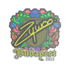 Sticker | ZywOo (Embroidered) | Budapest 2025