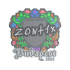 Sticker | zont1x (Embroidered) | Budapest 2025