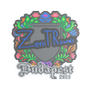 Sticker | ztr (Embroidered) | Budapest 2025