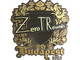 Sticker | ztr (Gold) | Budapest 2025
