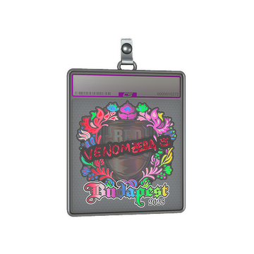 Sticker Slab | venomzera (Holo) | Budapest 2025