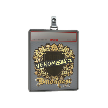Sticker Slab | venomzera (Gold) | Budapest 2025