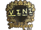 Sticker | VINI (Gold) | Budapest 2025