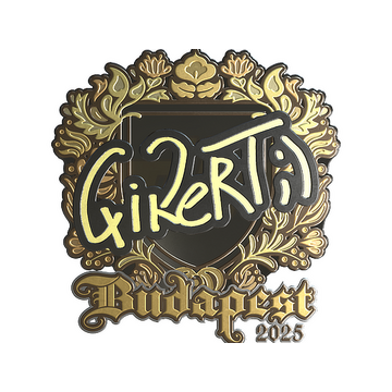 Sticker | qikert (Gold) | Budapest 2025