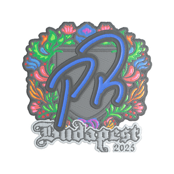 Sticker | PR (Embroidered) | Budapest 2025