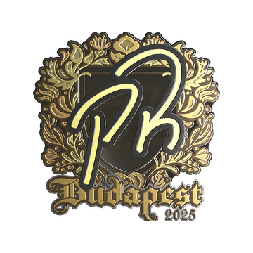 Sticker | PR (Gold) | Budapest 2025
