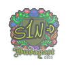 Sticker | s1n (Embroidered) | Budapest 2025