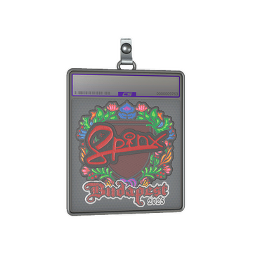 Sticker Slab | Spinx (Embroidered) | Budapest 2025