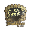 Sticker | Senzu (Gold) | Budapest 2025