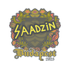 Sticker | saadzin | Budapest 2025