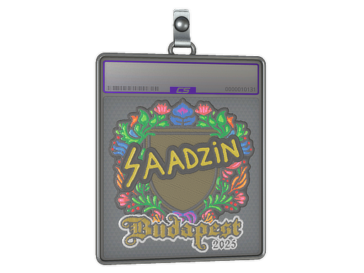 Sticker Slab | saadzin (Embroidered) | Budapest 2025