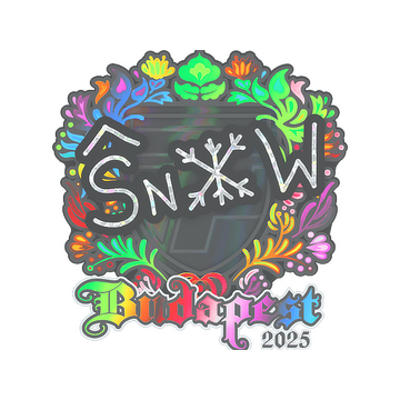 Sticker | snow (Holo) | Budapest 2025