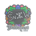 snow (Embroidered) | Budapest 2025