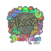Sticker | slaxz- (Holo) | Budapest 2025