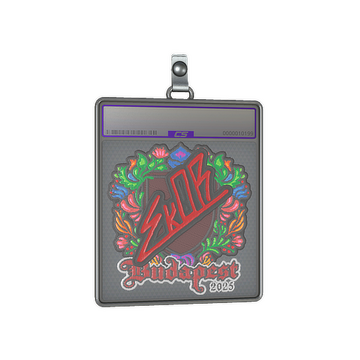 Sticker Slab | sk0R (Embroidered) | Budapest 2025