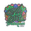 Sticker | skullz (Embroidered) | Budapest 2025