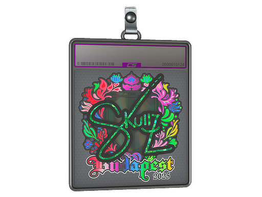 Sticker Slab | skullz (Holo) | Budapest 2025