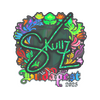 Sticker | skullz (Holo) | Budapest 2025