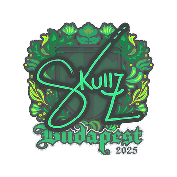 Sticker | skullz | Budapest 2025