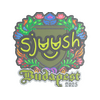 Sticker | sjuush (Embroidered) | Budapest 2025