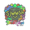 Sticker | sjuush (Holo) | Budapest 2025