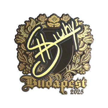 Sticker | siuhy (Gold) | Budapest 2025