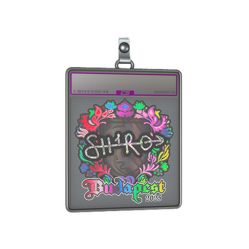 Sticker Slab | sh1ro (Holo) | Budapest 2025