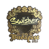 Sticker | Swisher (Gold) | Budapest 2025