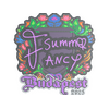 Sticker | Summer (Embroidered) | Budapest 2025