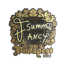 Sticker | Summer (Gold) | Budapest 2025