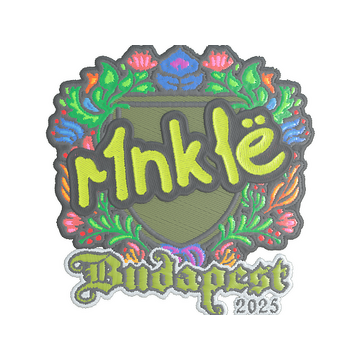 Sticker | r1nkle (Embroidered) | Budapest 2025