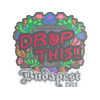 Sticker | drop (Embroidered) | Budapest 2025