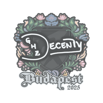 Sticker | decenty | Budapest 2025