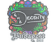 Sticker | decenty (Embroidered) | Budapest 2025