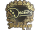 Sticker | decenty (Gold) | Budapest 2025 skin