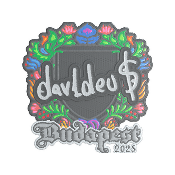 Sticker | dav1deuS (Embroidered) | Budapest 2025