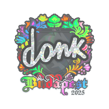 Sticker | donk (Holo) | Budapest 2025