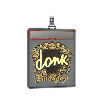 Sticker Slab | donk (Gold) | Budapest 2025