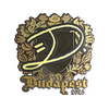 Sticker | dumau (Gold) | Budapest 2025