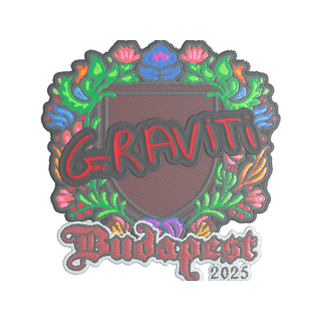 Sticker | Graviti (Embroidered) | Budapest 2025