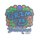 Grim (Embroidered) | Budapest 2025