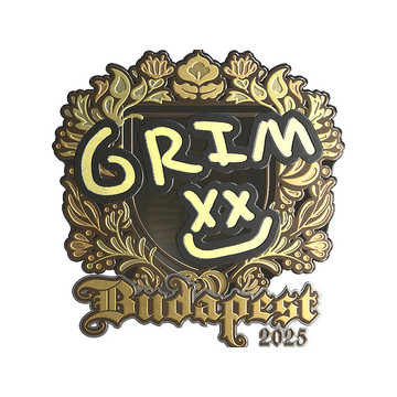 Sticker | Grim (Gold) | Budapest 2025