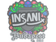 Sticker | insani (Embroidered) | Budapest 2025
