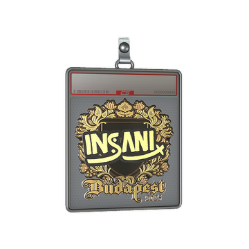 Sticker Slab | insani (Gold) | Budapest 2025