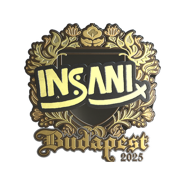 Sticker | insani (Gold) | Budapest 2025