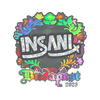 Sticker | insani (Holo) | Budapest 2025